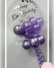 Load image into Gallery viewer, Personalised Helium Bubble Balloon - Small Balloons Inside
