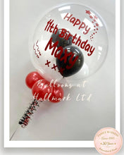 Load image into Gallery viewer, Personalised Helium Bubble Balloon - Small Balloons Inside
