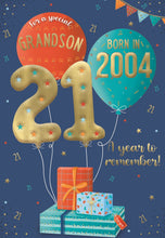 Load image into Gallery viewer, Grandson Age 21 - Born 2004
