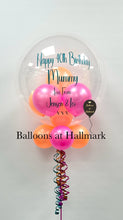 Load image into Gallery viewer, Personalised Helium Bubble Balloon - Small Balloons Inside
