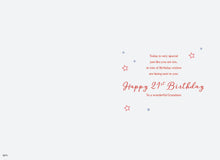 Load image into Gallery viewer, Grandson 21 Birthday Card
