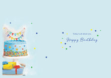 Load image into Gallery viewer, Brother Birthday Card - Essence Colourful Cake Design
