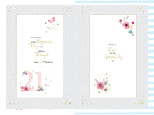 Load image into Gallery viewer, Granddaughter 21 Birthday Card - Larger Size
