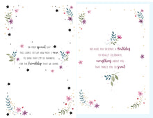 Load image into Gallery viewer, Sister Birthday Card - Larger Size
