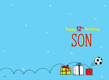 Load image into Gallery viewer, Son 12 Birthday Card
