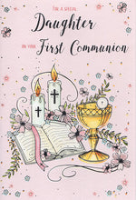 Load image into Gallery viewer, Daughter First Communion Day Card

