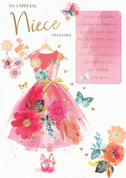 Niece Birthday Card
