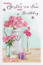 Load image into Gallery viewer, Sister in Law Birthday Card - Essence Roses Design
