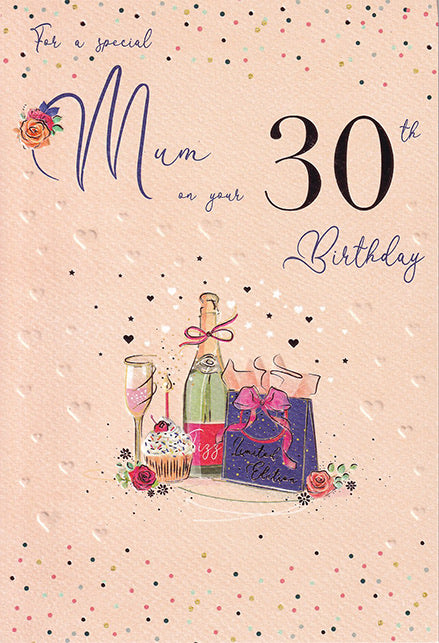 Mum 30th Birthday Card