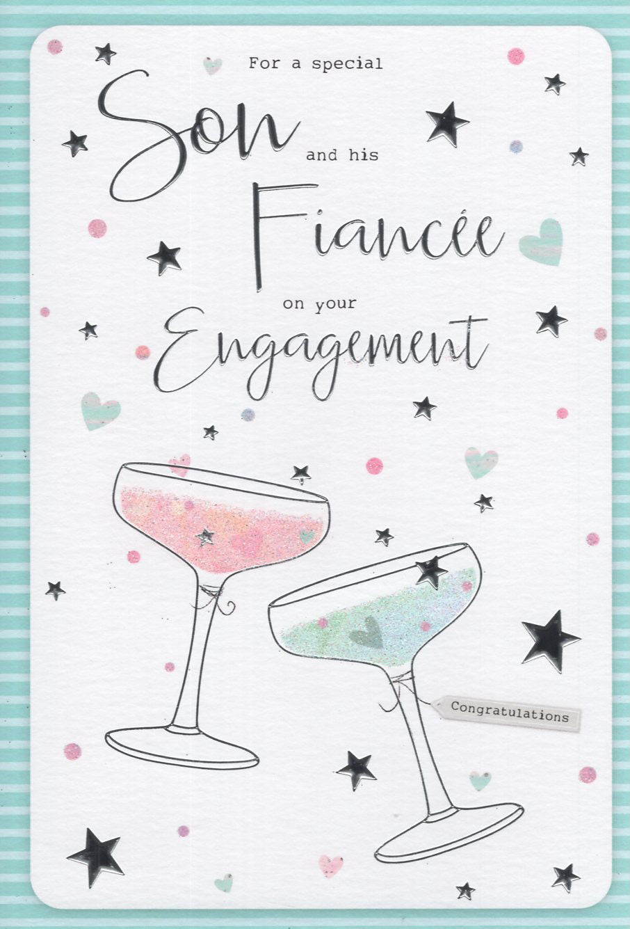 Son & Fiancee Engagement Card