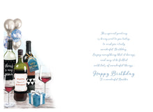 Load image into Gallery viewer, Brother Birthday Card - Essence Wine Design
