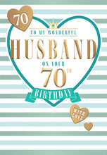 Load image into Gallery viewer, Husband 70 Birthday Card

