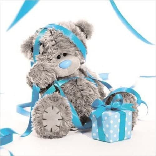 Tatty Teddy 3D Birthday Card - Wrapped in Sreamers