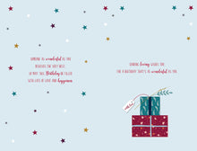 Load image into Gallery viewer, Fiancé Birthday Card - Contemporary Present Design
