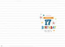 Load image into Gallery viewer, Grandson 17 Birthday Card
