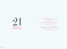 Load image into Gallery viewer, Sister 21 Birthday Card
