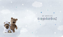Load image into Gallery viewer, Congratulations New Baby Brother Card - Barley Bear
