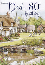 Load image into Gallery viewer, Dad 80 Birthday Card
