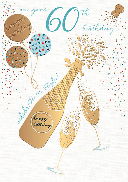 Male 60 Birthday Card