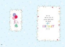 Load image into Gallery viewer, Granddaughter 4 Birthday Card
