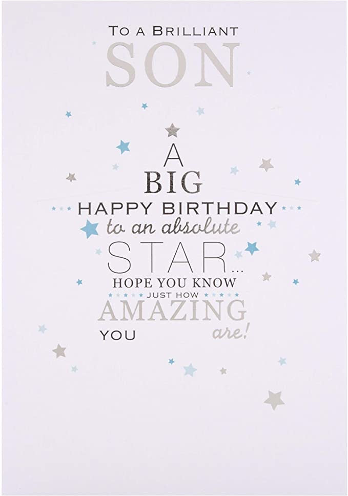 Hallmark Son Birthday Card