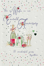 Load image into Gallery viewer, Wife Emerald Anniversary Card
