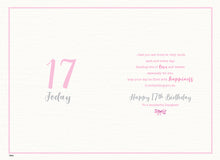 Load image into Gallery viewer, Daughter 17 Birthday Card
