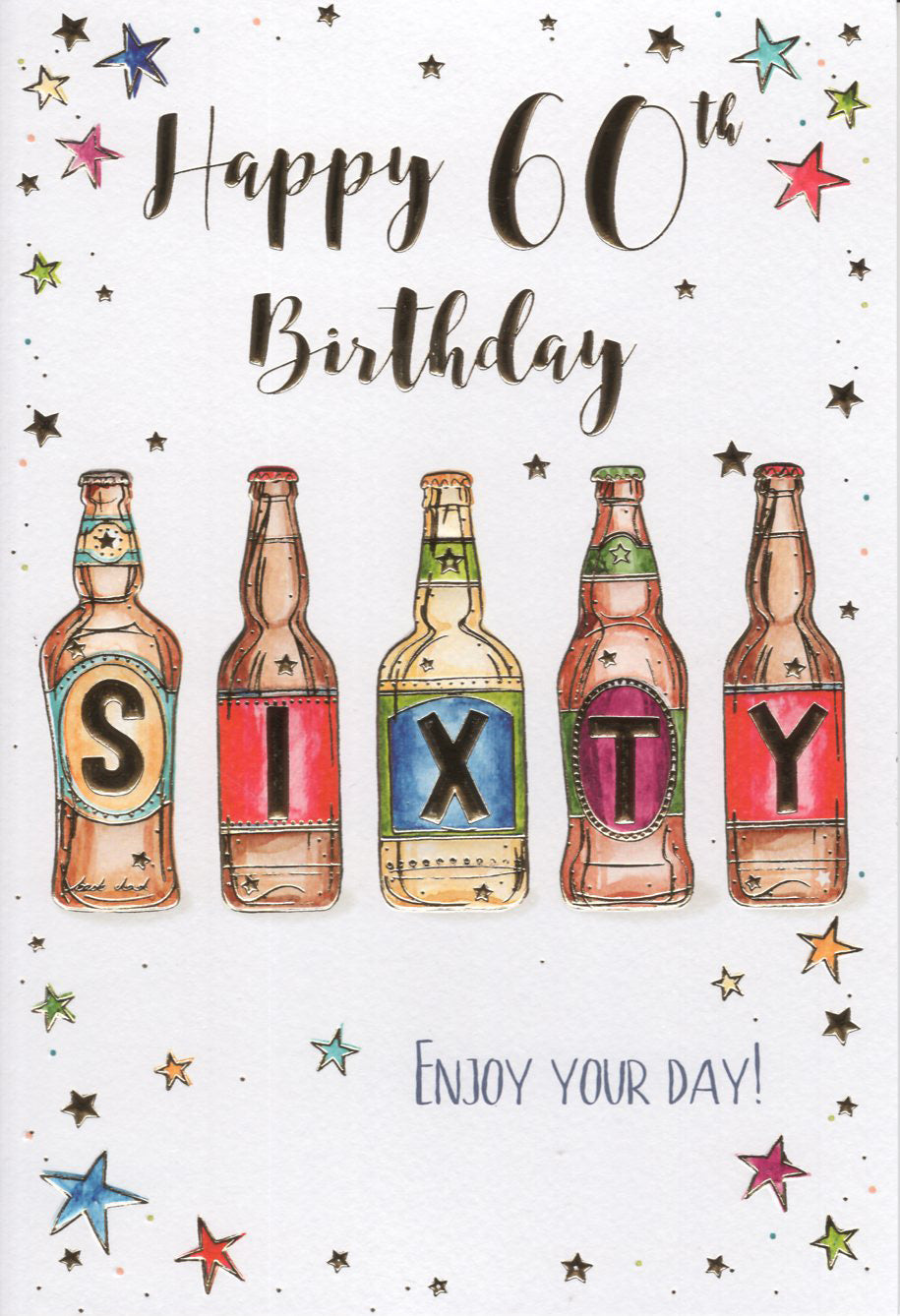 Male 60 Birthday Card