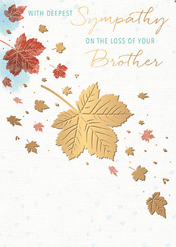 Sympathy Loss of Your Brother Card