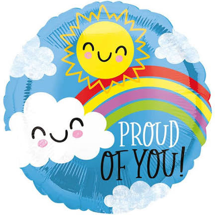 Proud of You 18” Standard Foil Helium Balloon