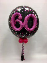 Load image into Gallery viewer, Jumbo 3D Balloon Pink &amp; Black - Choose Age Required

