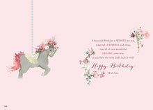 Load image into Gallery viewer, Niece Birthday Card - Merry Go Round Horse Design
