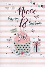 Load image into Gallery viewer, Niece 18 Birthday Card
