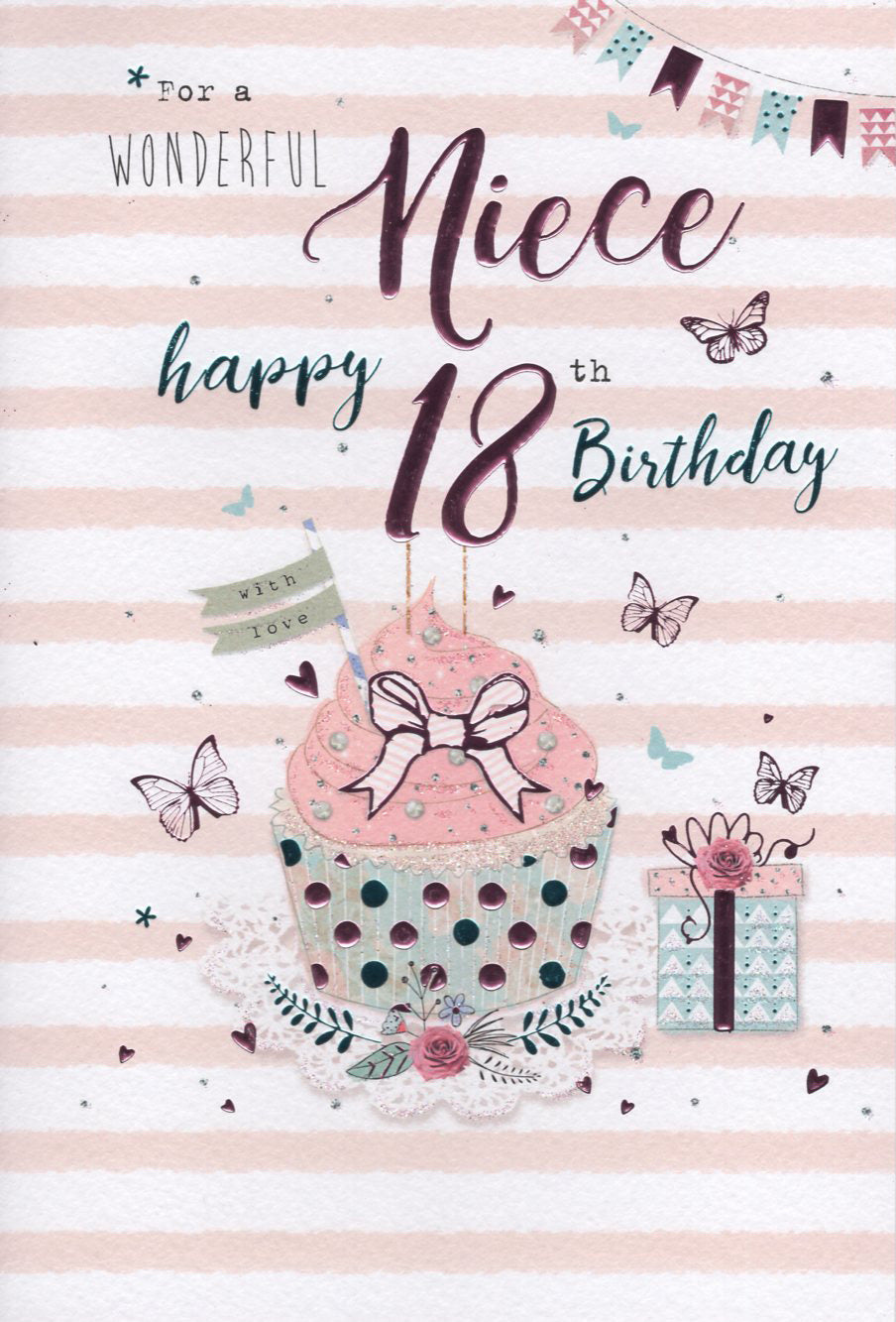 Niece 18 Birthday Card