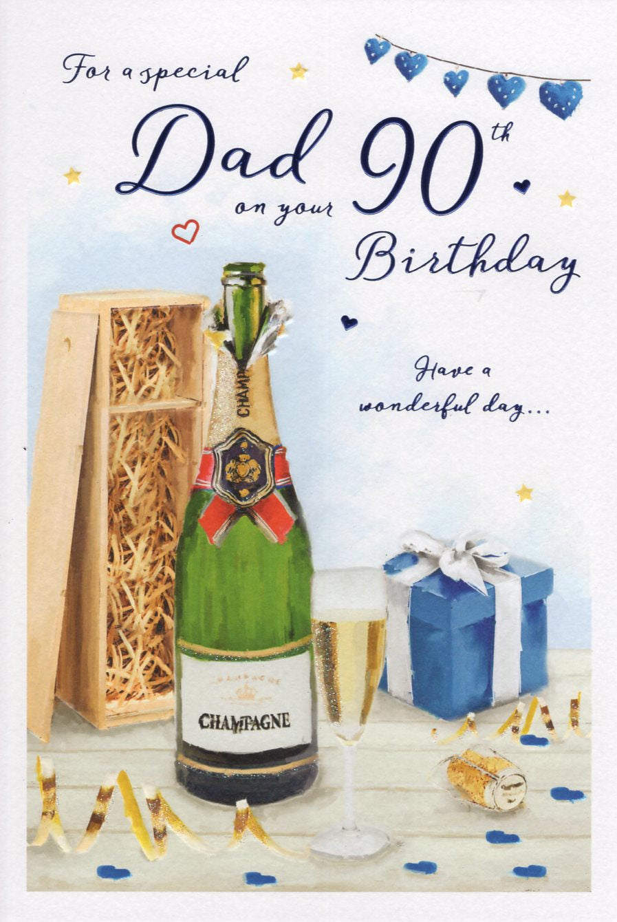 Dad 90 Birthday Card