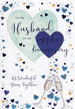 Load image into Gallery viewer, Husband Sapphire Anniversary Card
