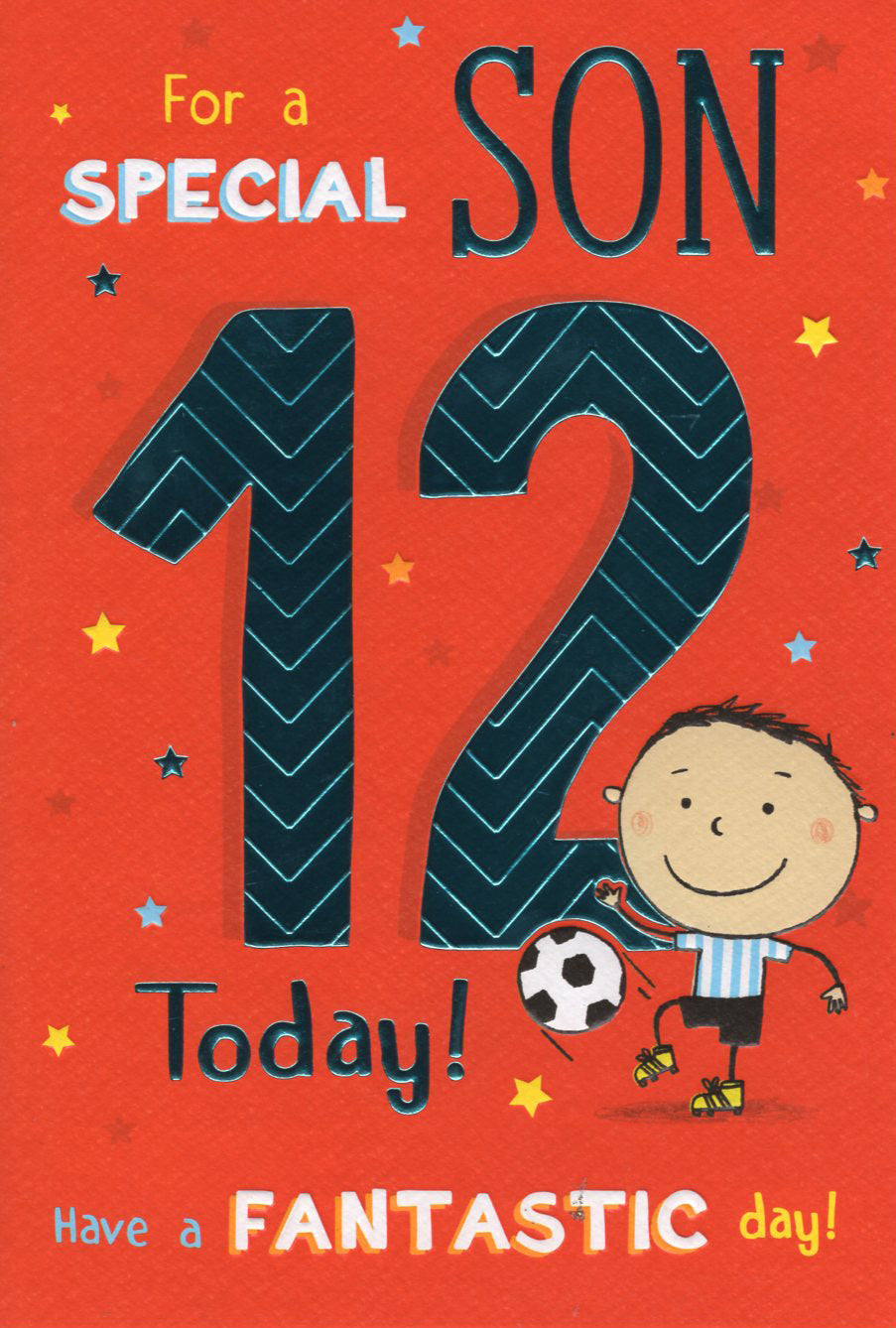 Son 12 Birthday Card