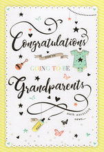 Load image into Gallery viewer, Grandparents To Be Card - Contemporary Design

