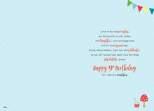 Load image into Gallery viewer, Grandson 9 Birthday Card
