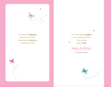 Load image into Gallery viewer, Daughter Birthday Card - Contemporary Glitter Design loo
