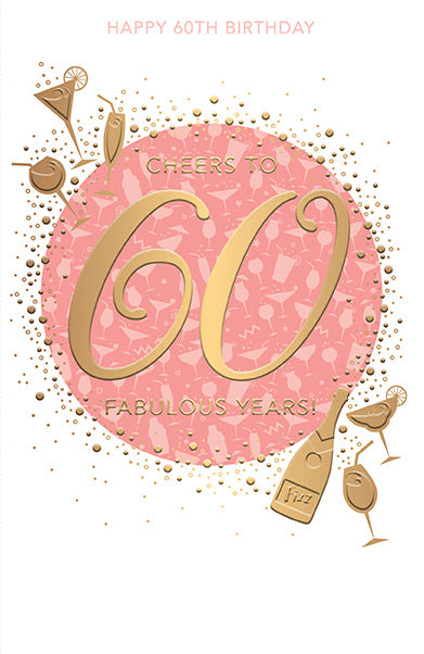 Female 60 Birthday Card
