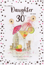 Load image into Gallery viewer, Daughter 30 Birthday Card
