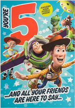 Load image into Gallery viewer, Disney Toy Story Age 5 Birthday Card
