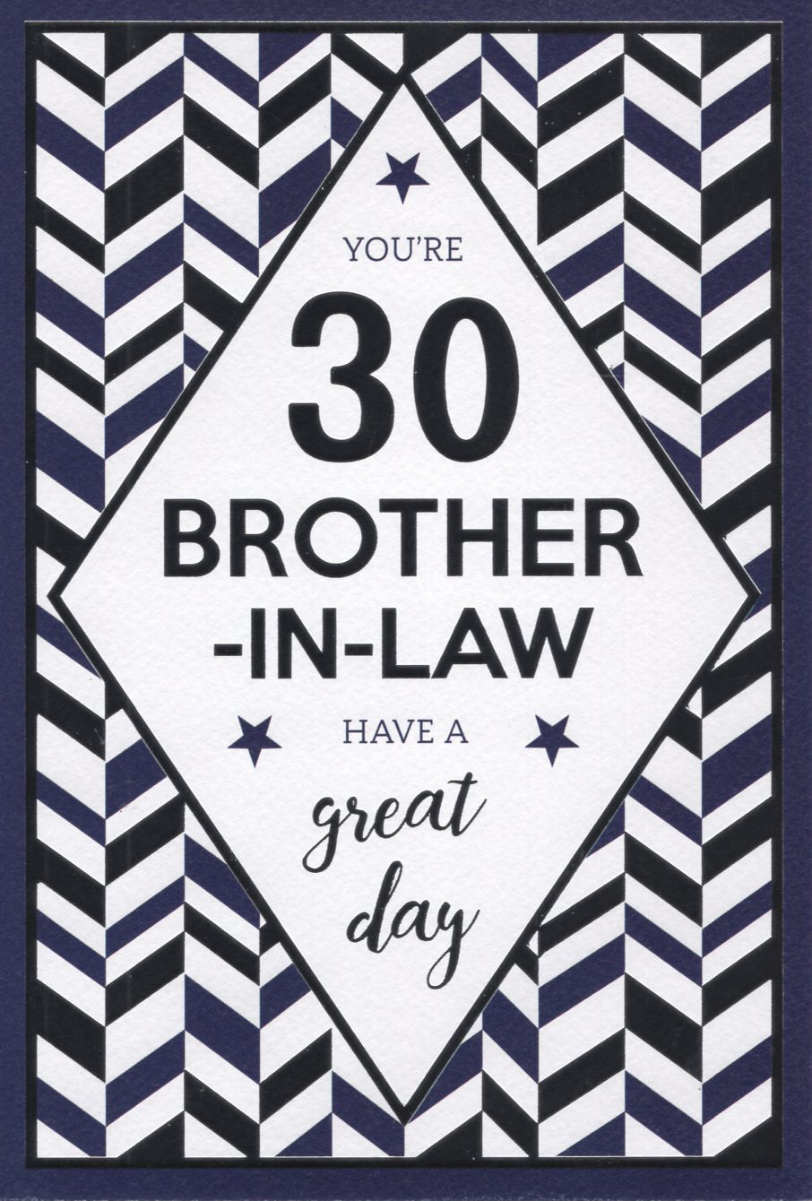 Brother in Law 30 Birthday Card