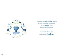 Load image into Gallery viewer, Nephew First Communion Day Card
