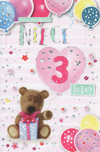 Load image into Gallery viewer, Niece 3 Birthday Card

